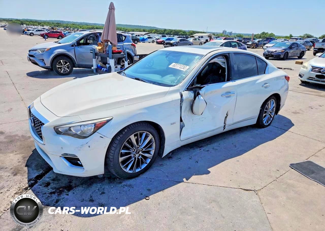 2018 Infiniti Q50 3.0T Luxe VIN:JN1EV7AR9JM434329 - 1