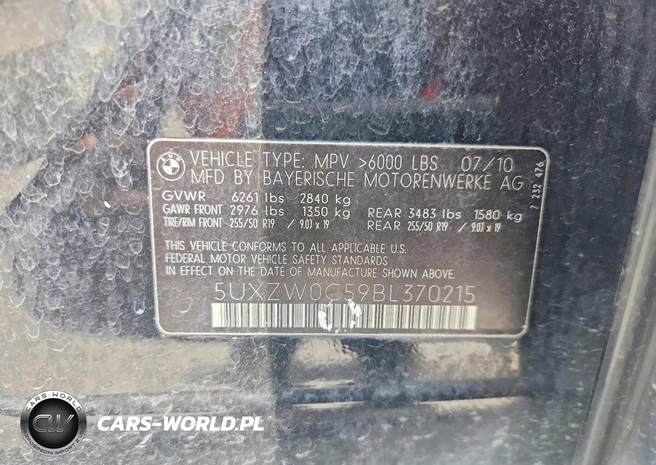 2011 BMW X5 xDrive35D VIN:5UXZW0C59BL370215 - 13