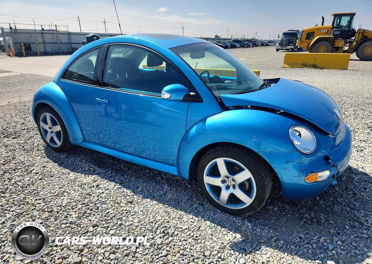2004 Volkswagen New Beetle Satellite Blue Gls VIN:3VWGK31C94M422271 - 4