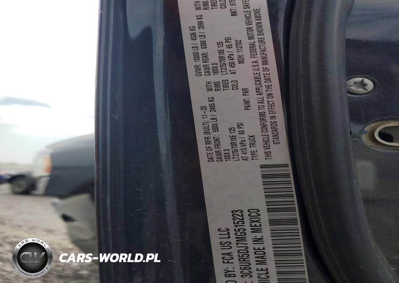 2021 Ram 2500 Big Horn VIN:3C6UR5DJ7MG515223 - 12