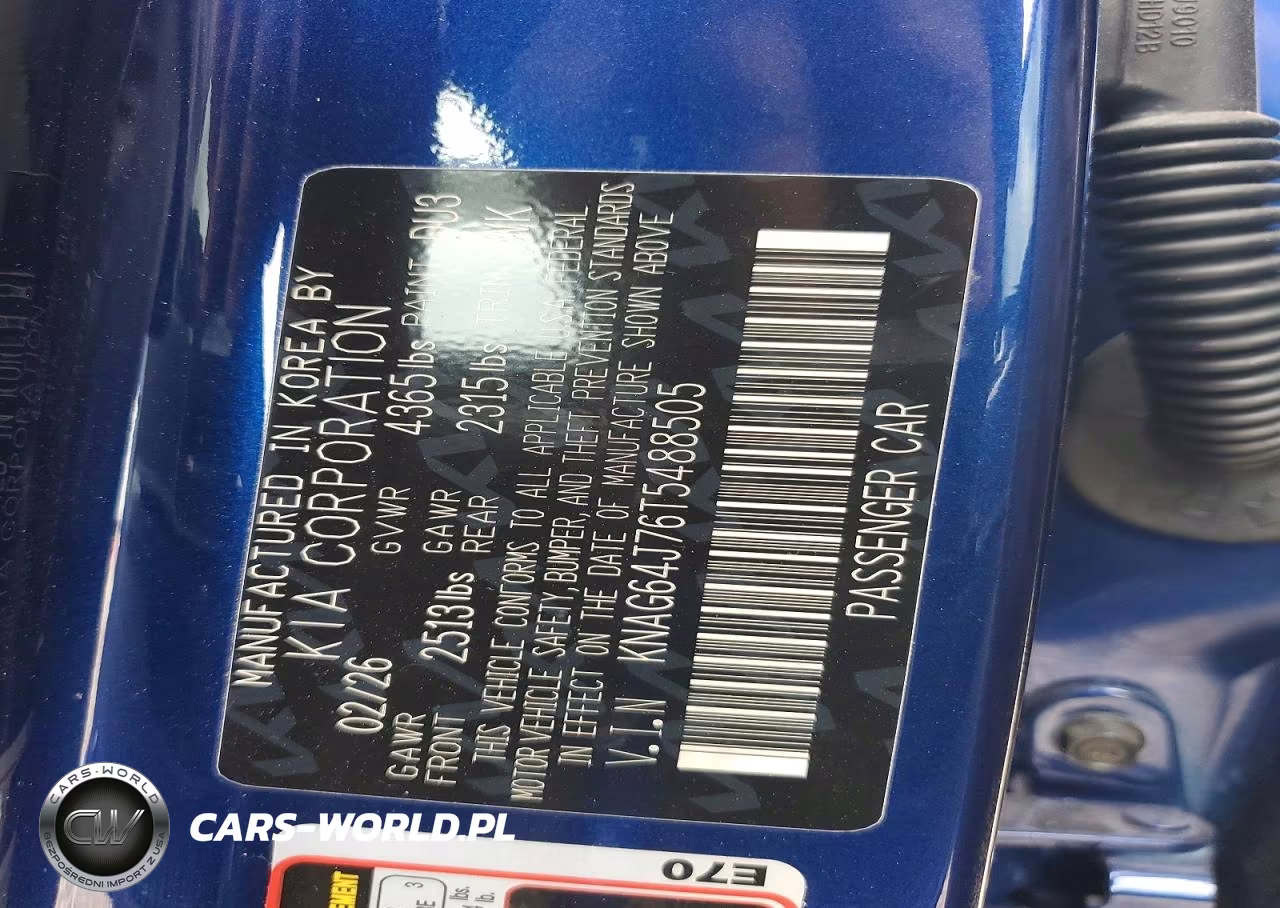 2026 Kia K5 Gt Line VIN:KNAG64J76T5488505 - 13