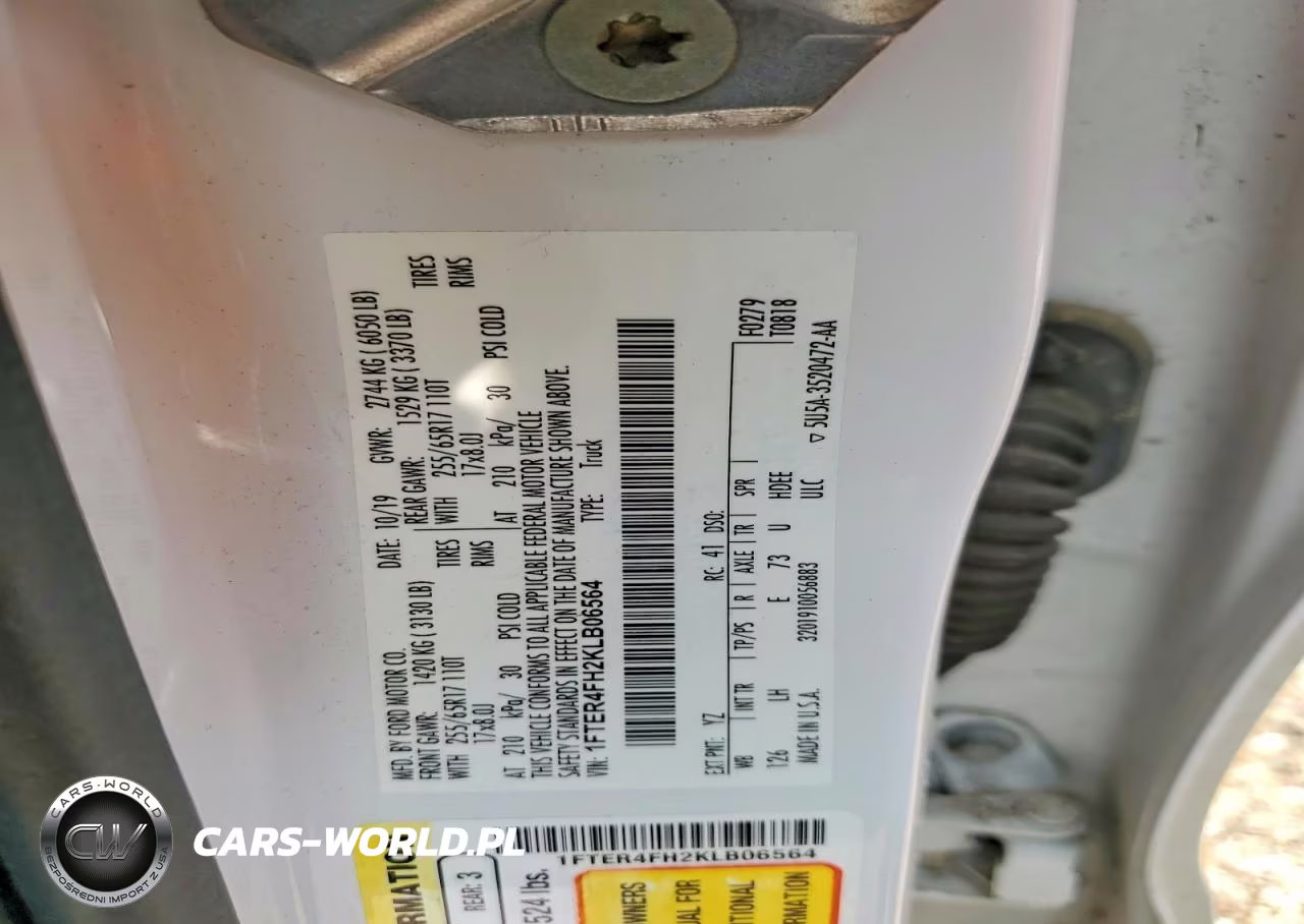 2019 Ford Ranger Xl VIN:1FTER4FH2KLB06564 - 12