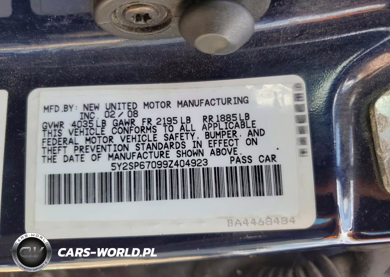 2009 Pontiac Vibe VIN:5Y2SP67099Z404923 - 12
