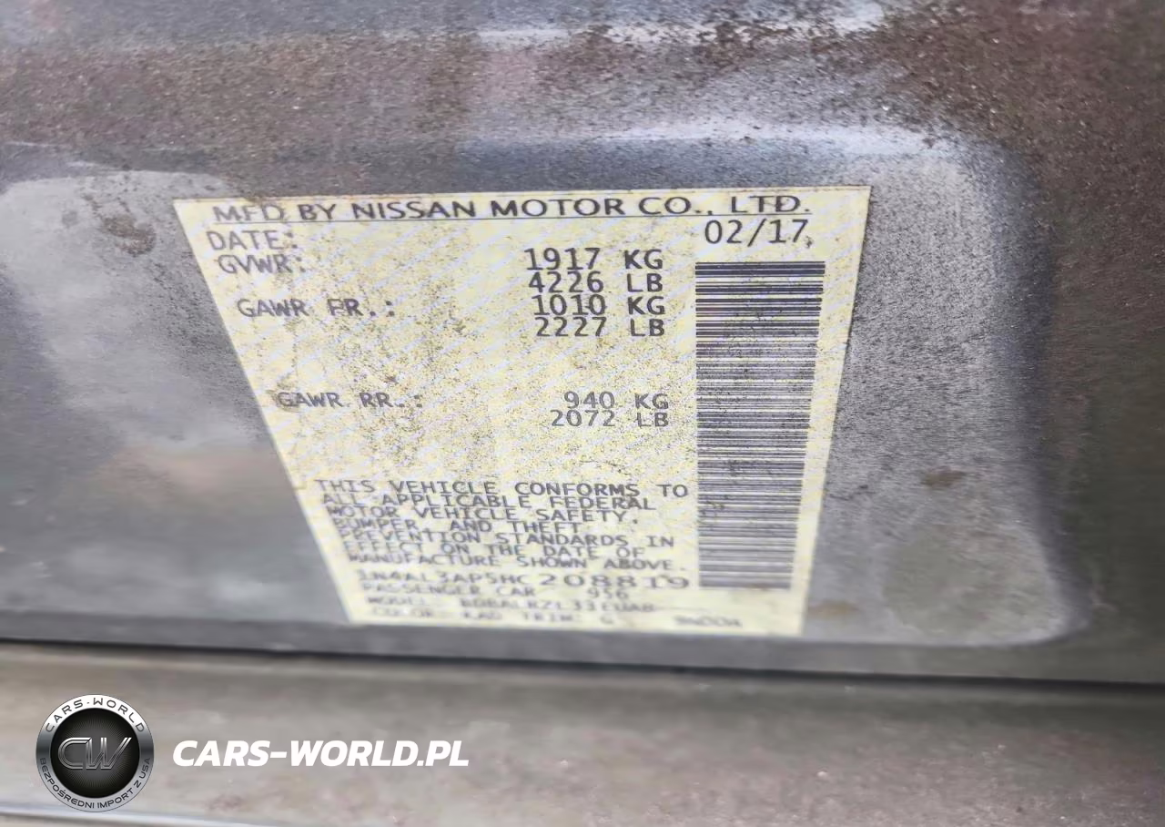 2017 Nissan Altima VIN:1N4AL3AP5HC208819 - 12