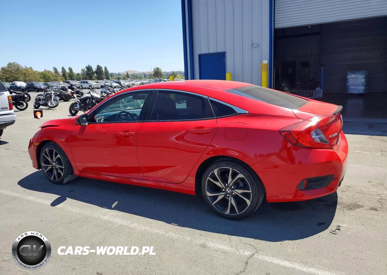 2019 Honda Civic Sport VIN:2HGFC2F81KH572253 - 2