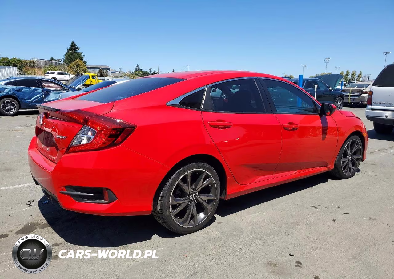 2019 Honda Civic Sport VIN:2HGFC2F81KH572253 - 3