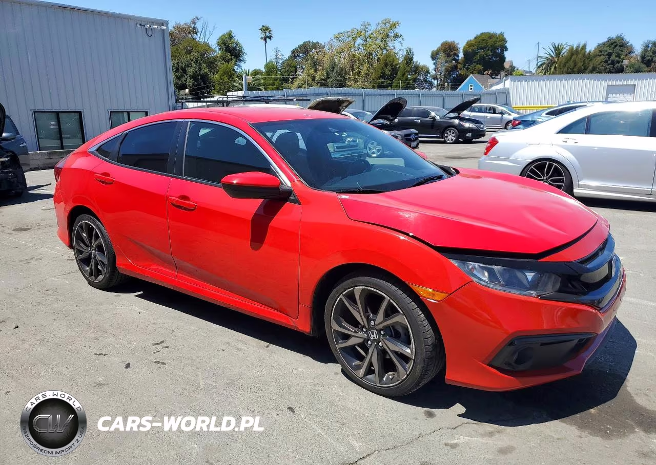 2019 Honda Civic Sport VIN:2HGFC2F81KH572253 - 4