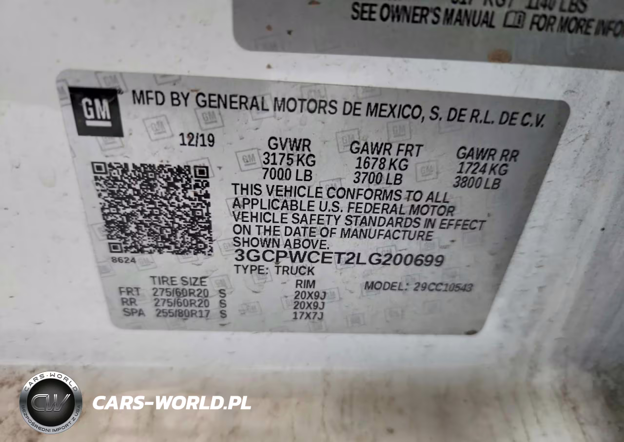 2020 Chevrolet Silverado C1500 Lt VIN:3GCPWCET2LG200699 - 13