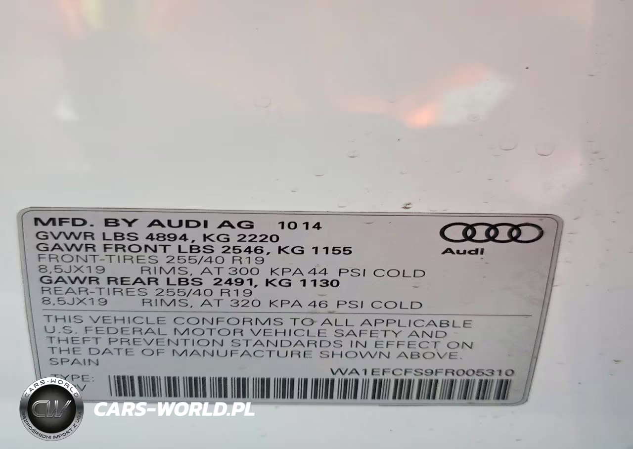 2015 Audi Q3 Premium Plus VIN:WA1EFCFS9FR005310 - 12