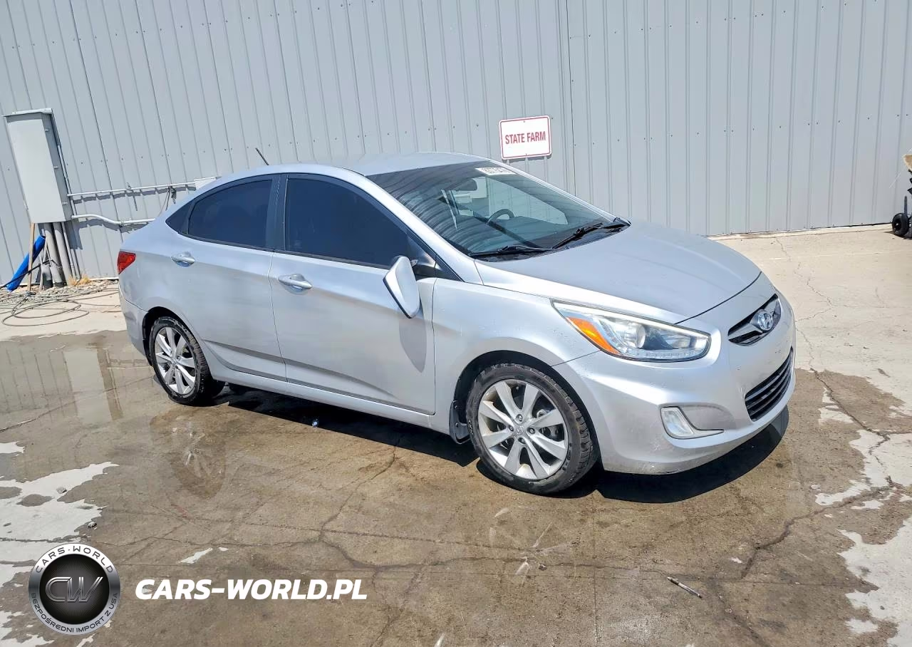 2014 Hyundai Accent Gls VIN:KMHCU4AE6EU775563 - 4