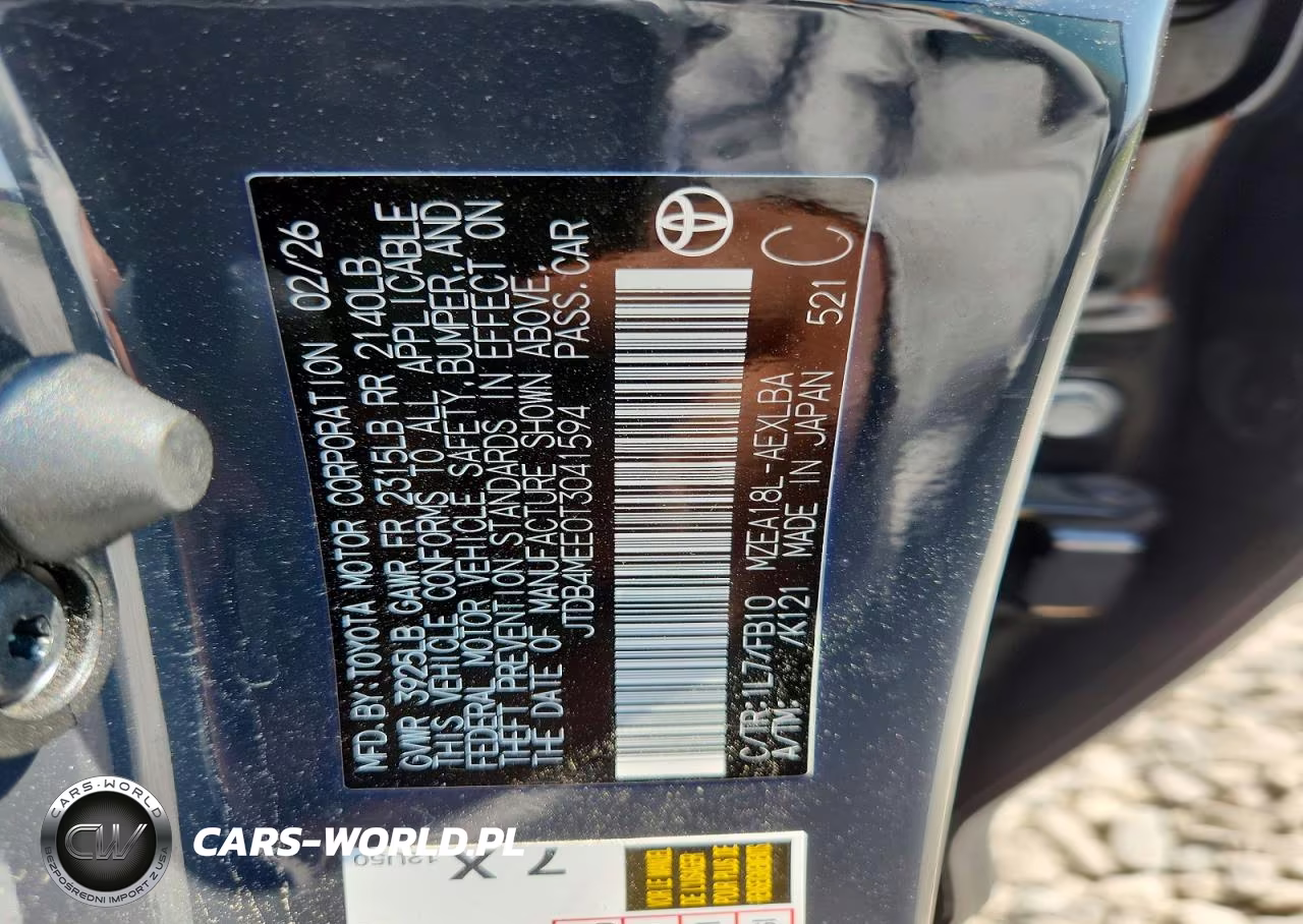 2026 Toyota Corolla Le VIN:JTDB4MEE0T3041594 - 12