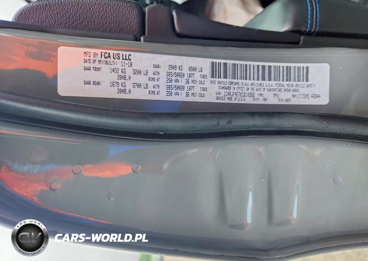 2019 Jeep Grand Cherokee Laredo VIN:1C4RJFAG7KC610322 - 13