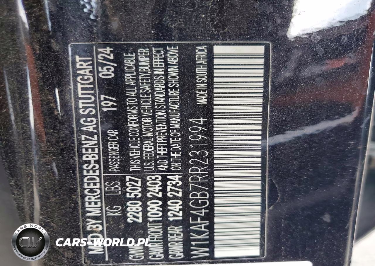 2024 Mercedes-Benz C 300 VIN:W1KAF4GB7RR231994 - 12