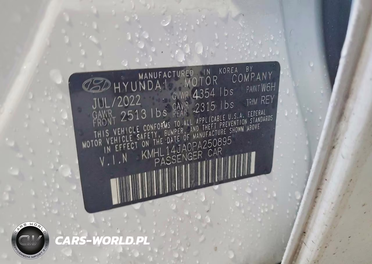 2023 Hyundai Sonata Sel VIN:KMHL14JA0PA250895 - 12