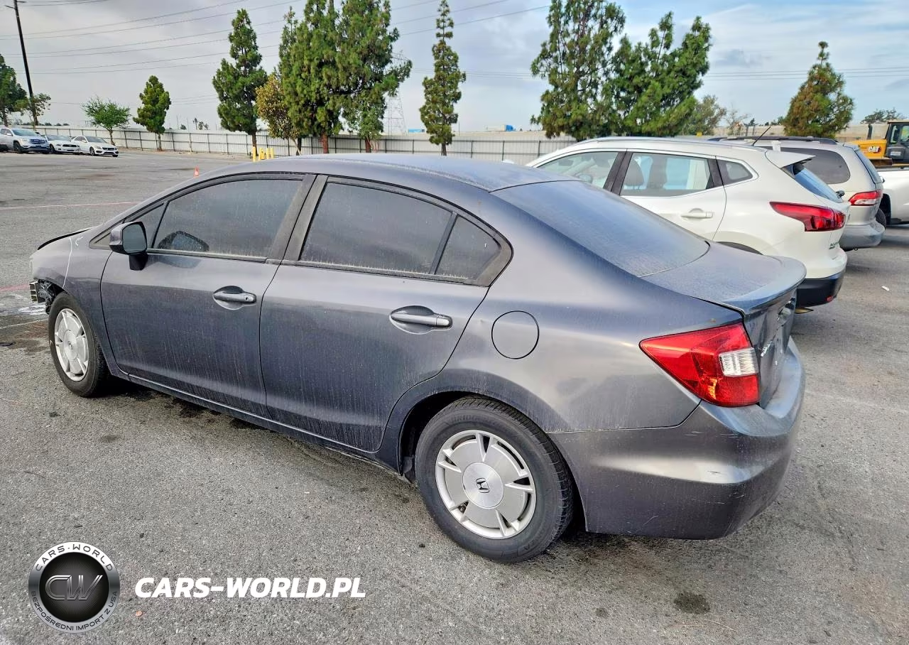 2012 Honda Civic Hf VIN:2HGFB2F61CH519605 - 2