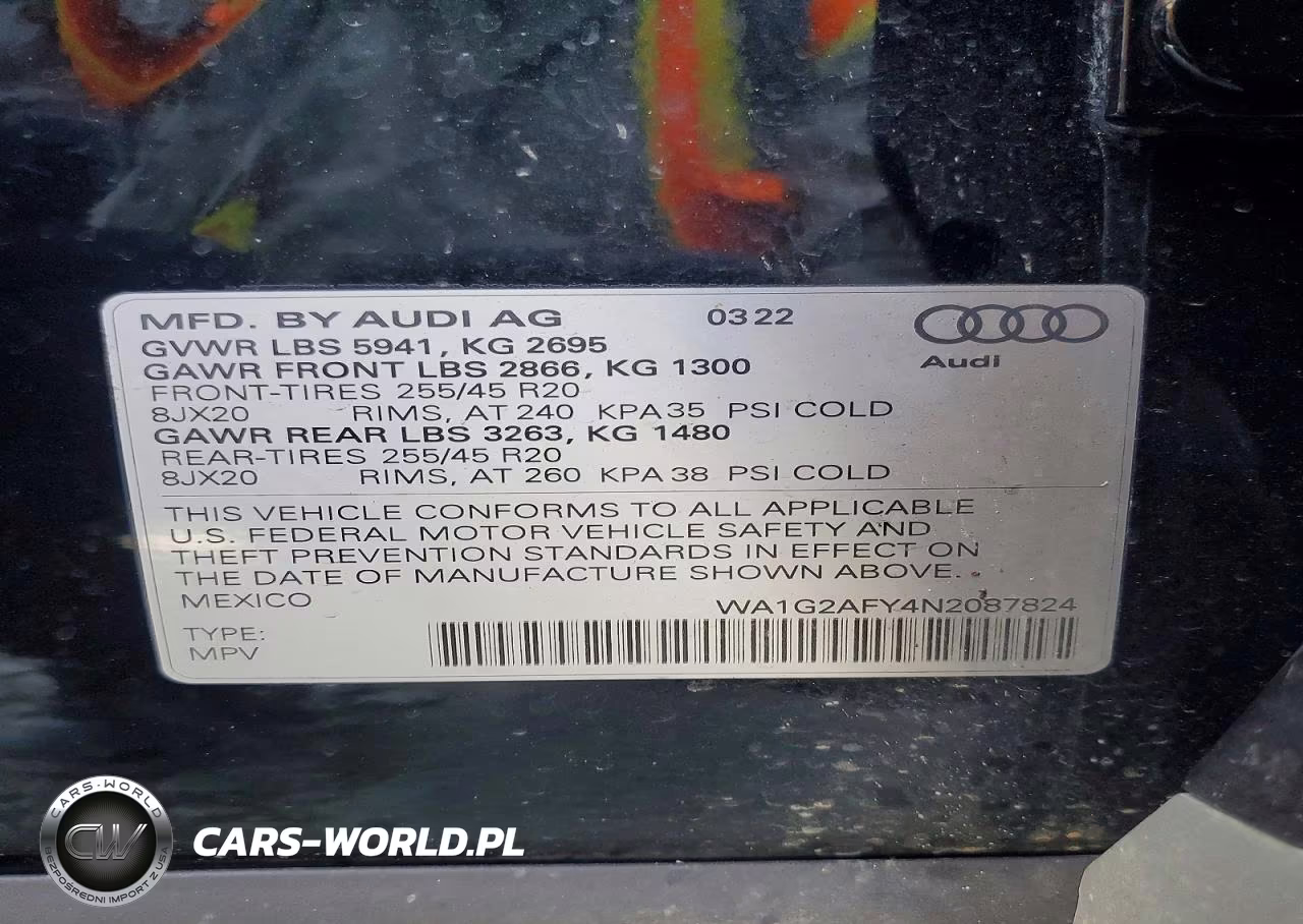 2022 Audi Q5 E Premium 55 VIN:WA1G2AFY4N2087824 - 13