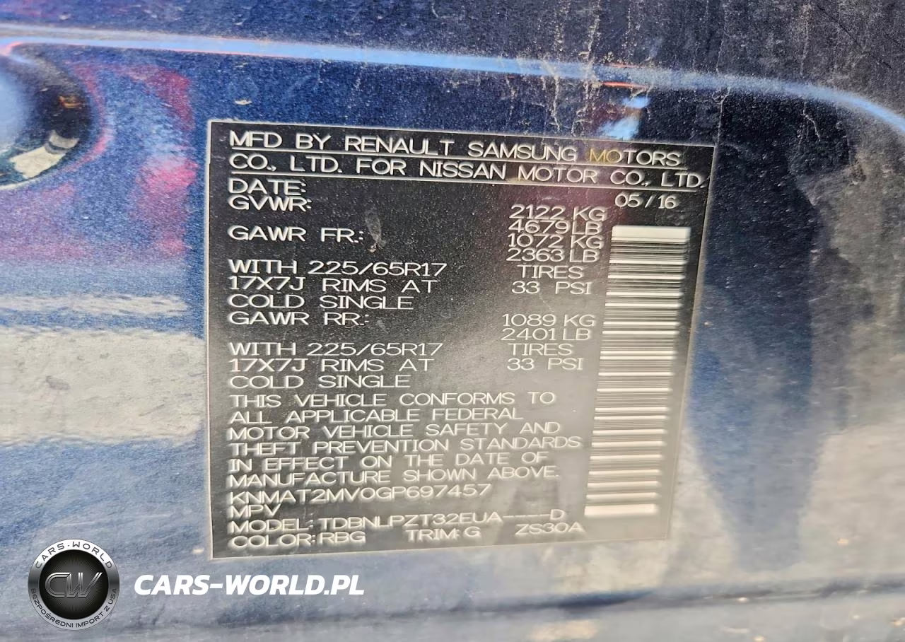2016 Nissan Rogue S VIN:KNMAT2MV0GP697457 - 13