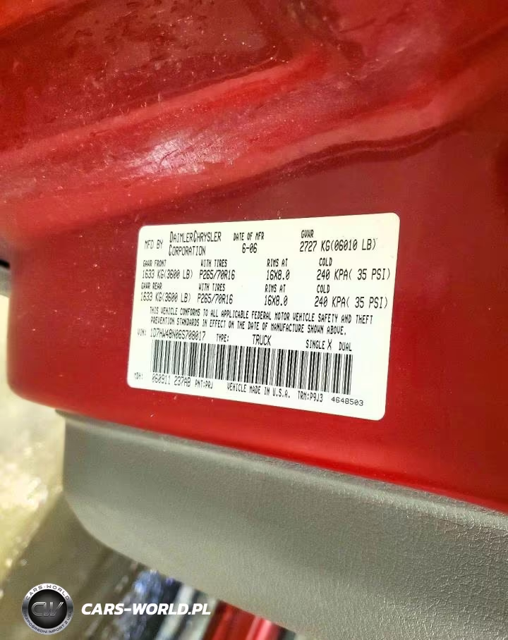 2006 Dodge Dakota Quad Slt VIN:1D7HW48N06S708017 - 12