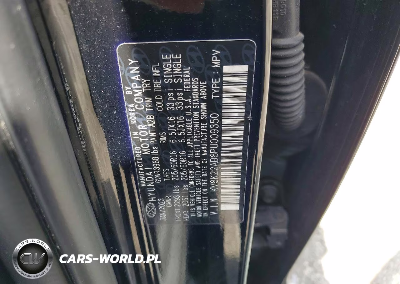 2023 Hyundai Kona Se VIN:KM8K22AB8PU009350 - 13