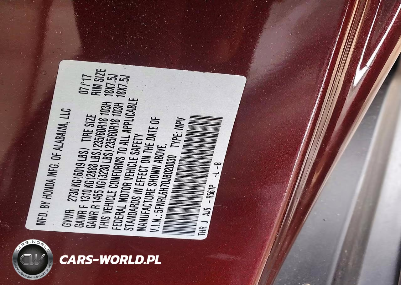 2018 Honda Odyssey Exl VIN:5FNRL6H70JB020030 - 12