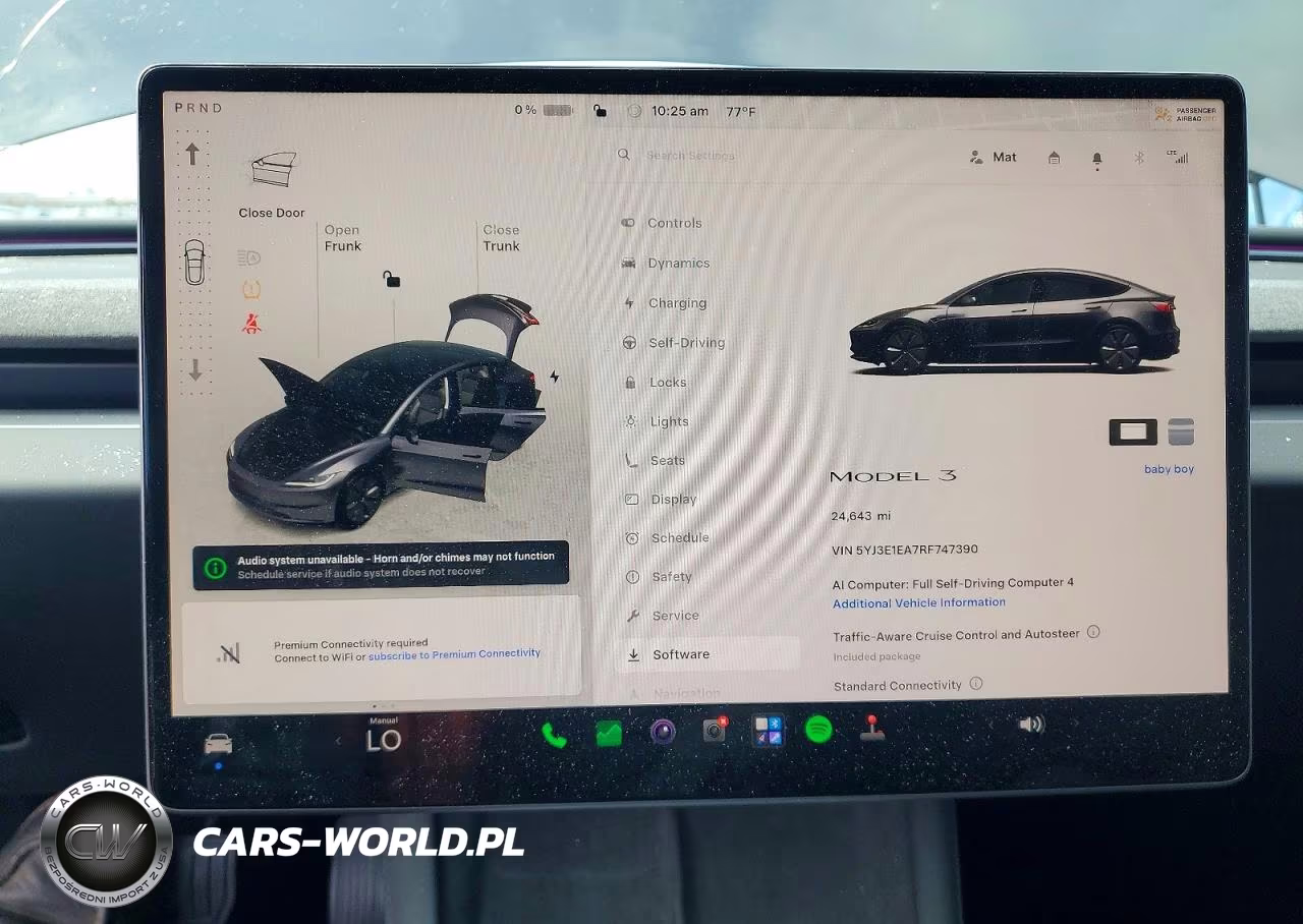 2024 Tesla Model 3 VIN:5YJ3E1EA7RF747390 - 9