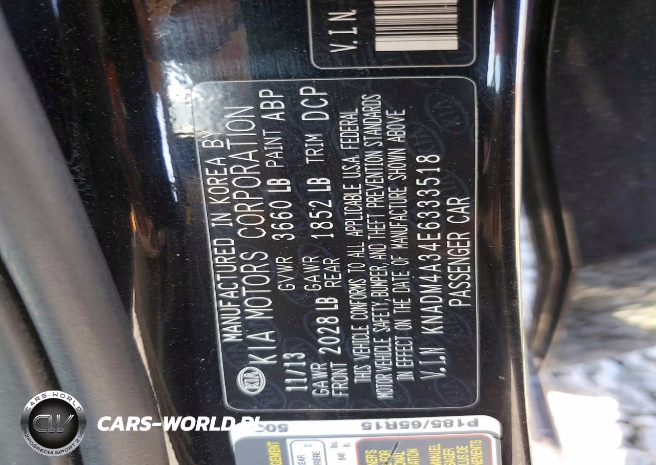 2014 Kia Rio Lx VIN:KNADM4A34E6333518 - 13