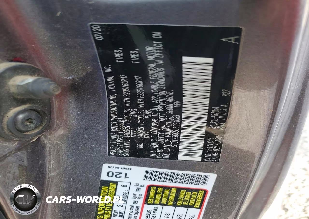 2020 Toyota Sienna Xle 8-Passenger VIN:5TDYZ3DC5LS081089 - 13