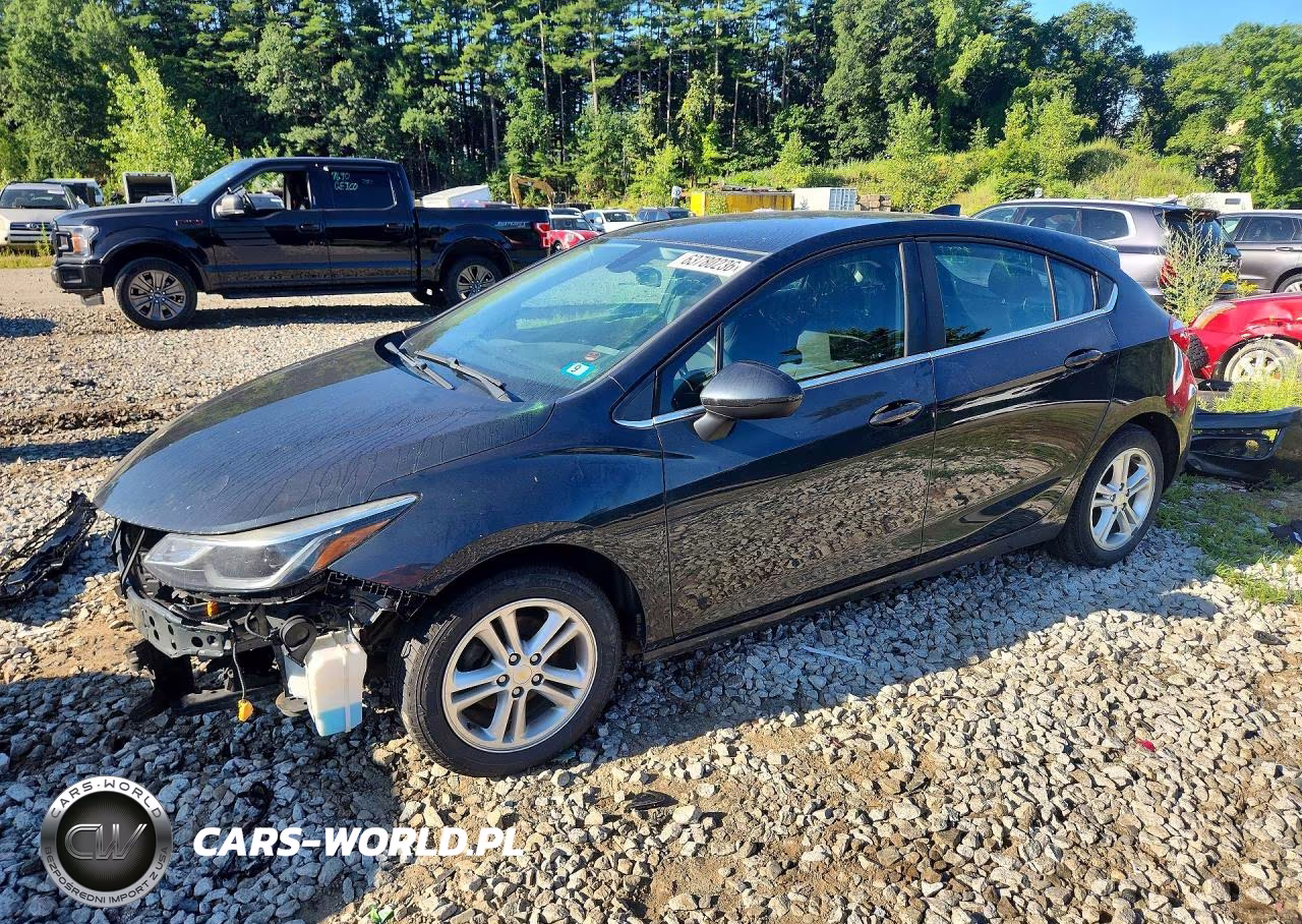 2017 Chevrolet Cruze Lt VIN:3G1BE6SM4HS584199 - 1