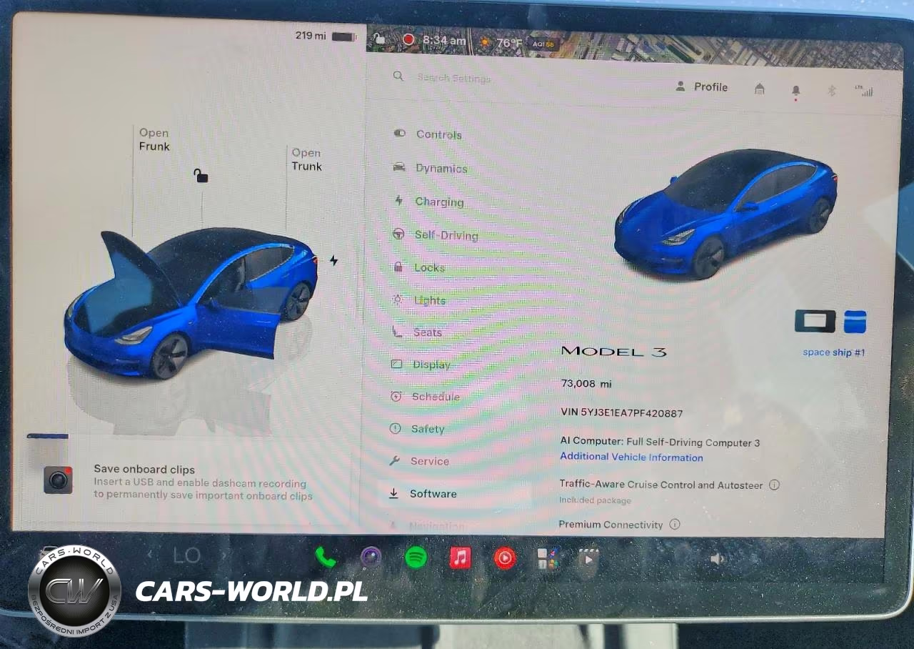 2023 Tesla Model 3 VIN:5YJ3E1EA7PF420887 - 9