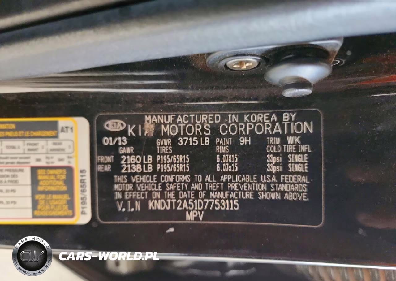 2013 Kia Soul Base VIN:KNDJT2A51D7753115 - 12