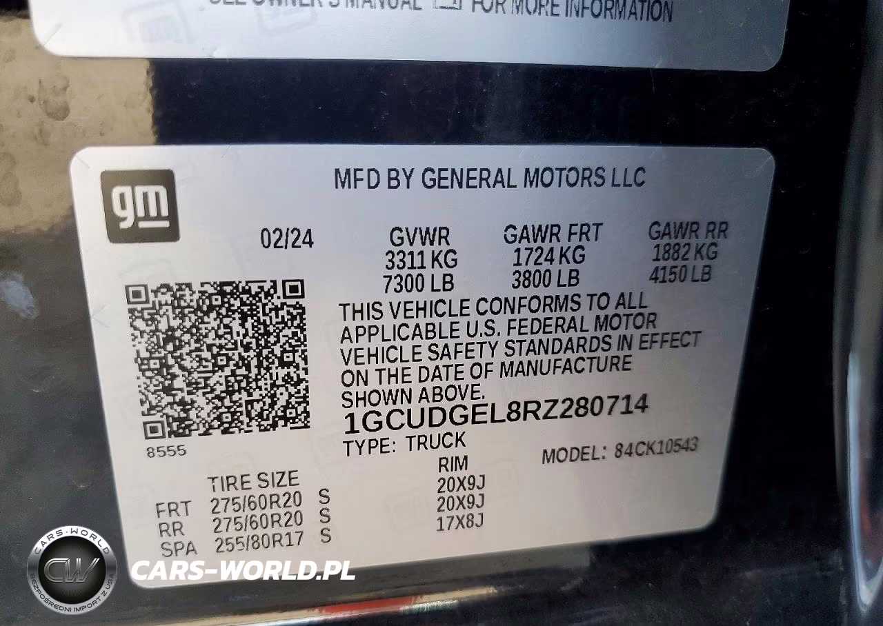 2024 Chevrolet Silverado K1500 Ltz VIN:1GCUDGEL8RZ280714 - 12
