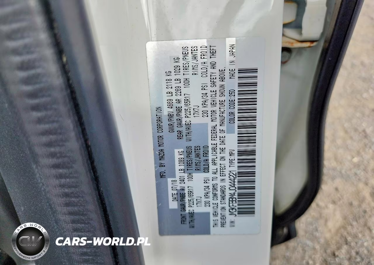 2018 Mazda Cx-5 Sport VIN:JM3KFBBM4J0444221 - 13