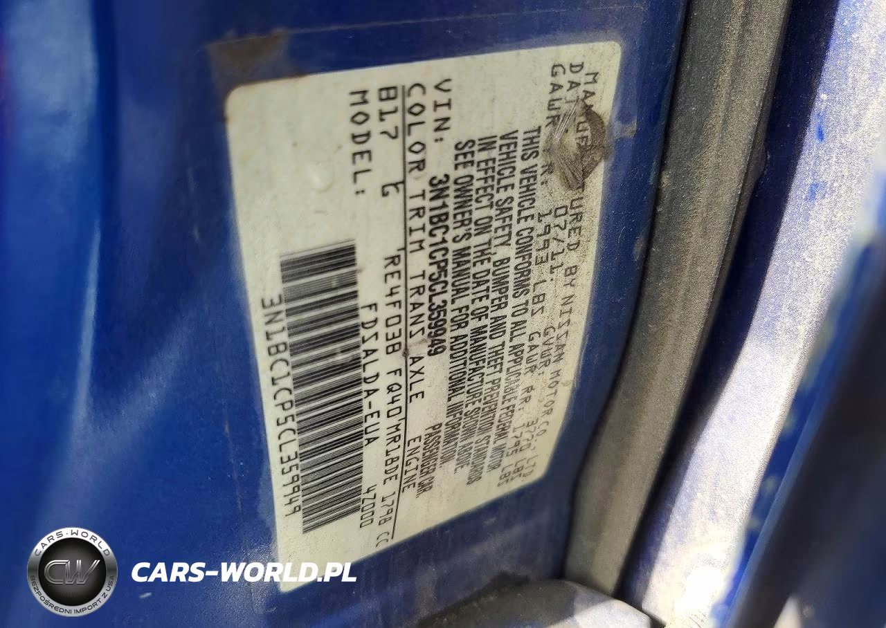 2012 Nissan Versa 1.8 S VIN:3N1BC1CP5CL359949 - 12