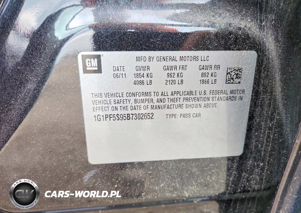 2011 Chevrolet Cruze Lt VIN:1G1PF5S95B7302652 - 12
