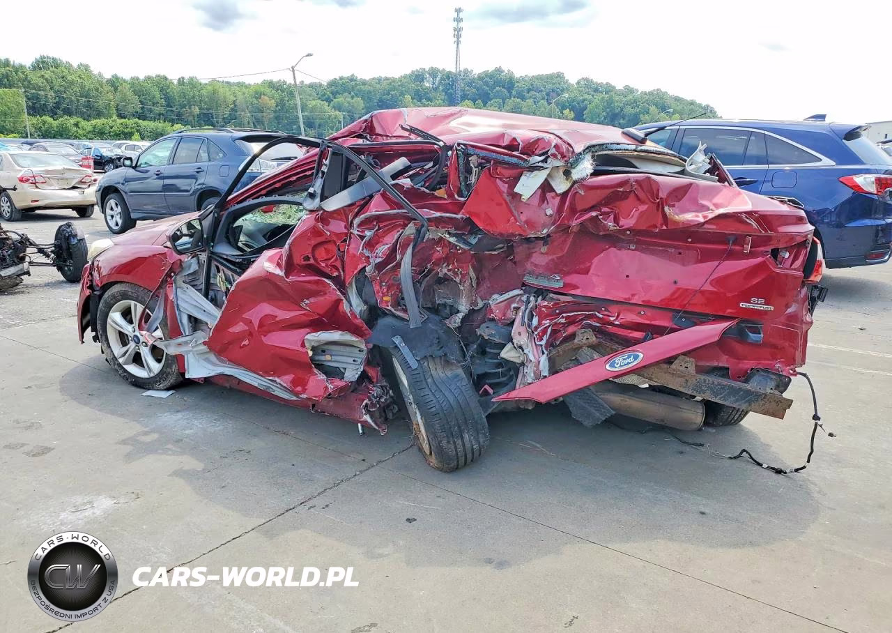 2014 Ford Focus Se VIN:1FADP3F21EL122482 - 2