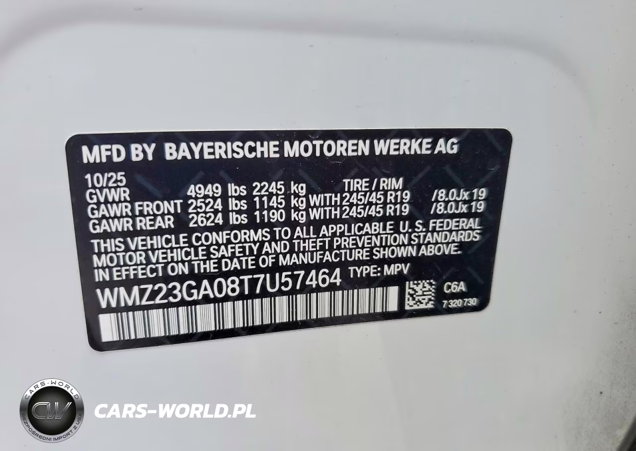 2026 Mini Countryman S All4 VIN:WMZ23GA08T7U57464 - 12