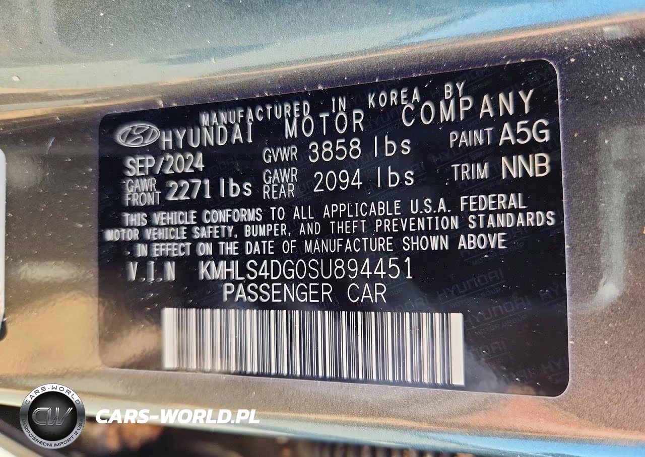 2025 Hyundai Elantra Sel VIN:KMHLS4DG0SU894451 - 12