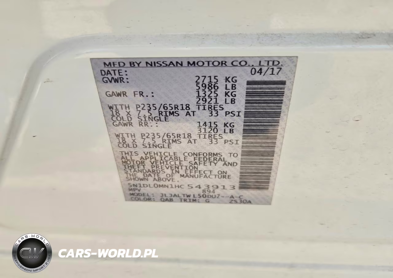 2017 Infiniti Qx60 Base VIN:5N1DL0MN1HC543913 - 12