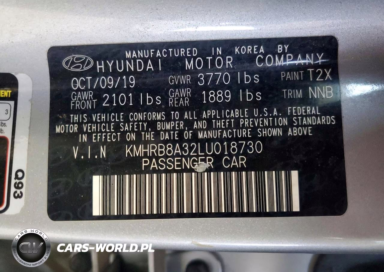 2020 Hyundai Venue Se VIN:KMHRB8A32LU018730 - 13