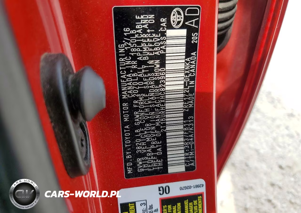 2017 Toyota Corolla Le VIN:2T1BURHEXHC823960 - 13