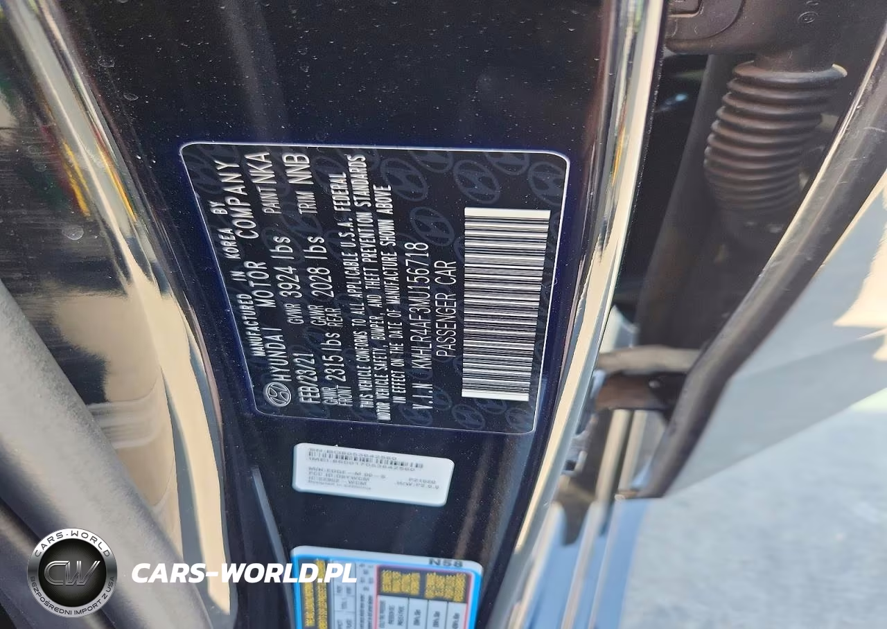 2021 Hyundai Elantra N Line VIN:KMHLR4AF3MU156718 - 13