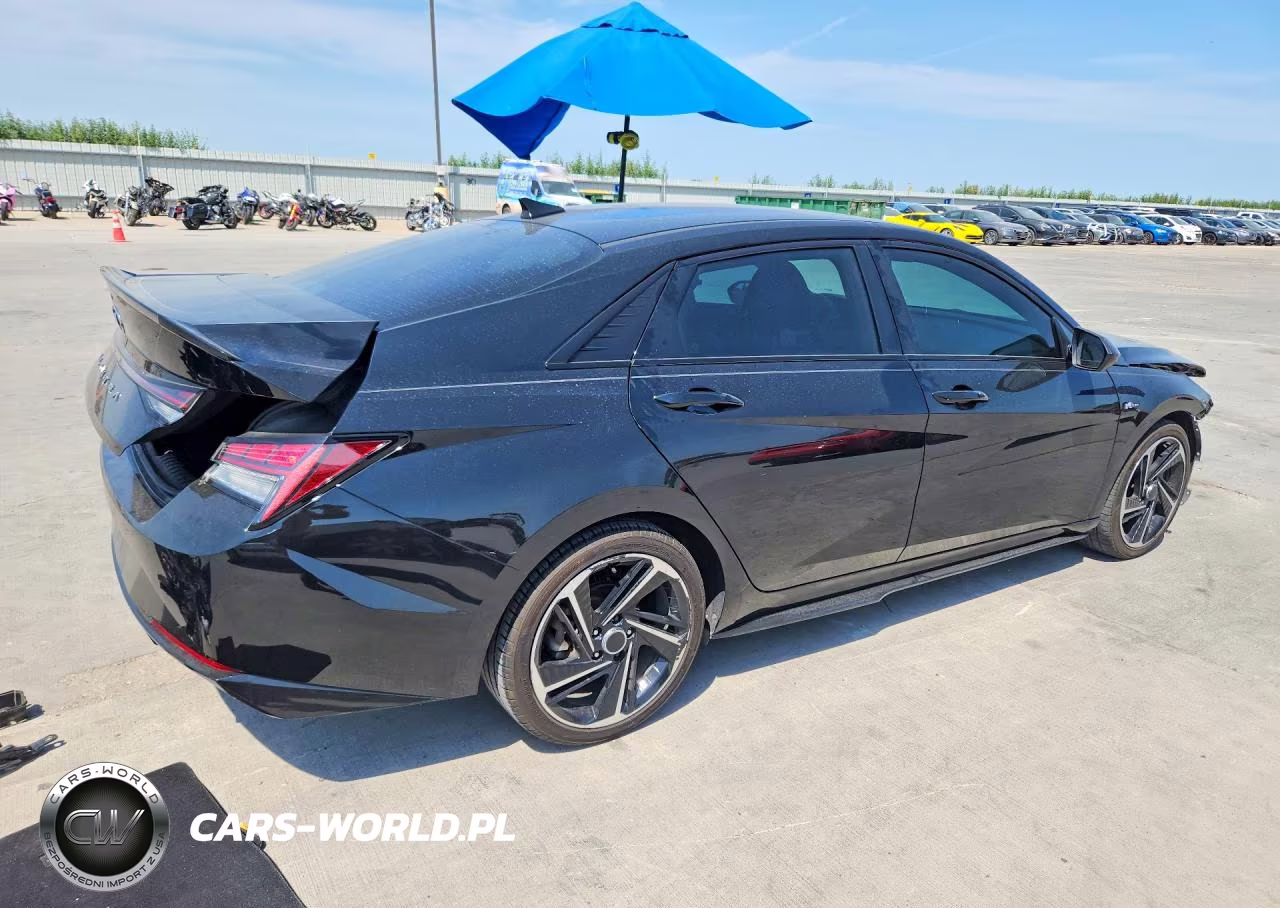 2021 Hyundai Elantra N Line VIN:KMHLR4AF3MU156718 - 3