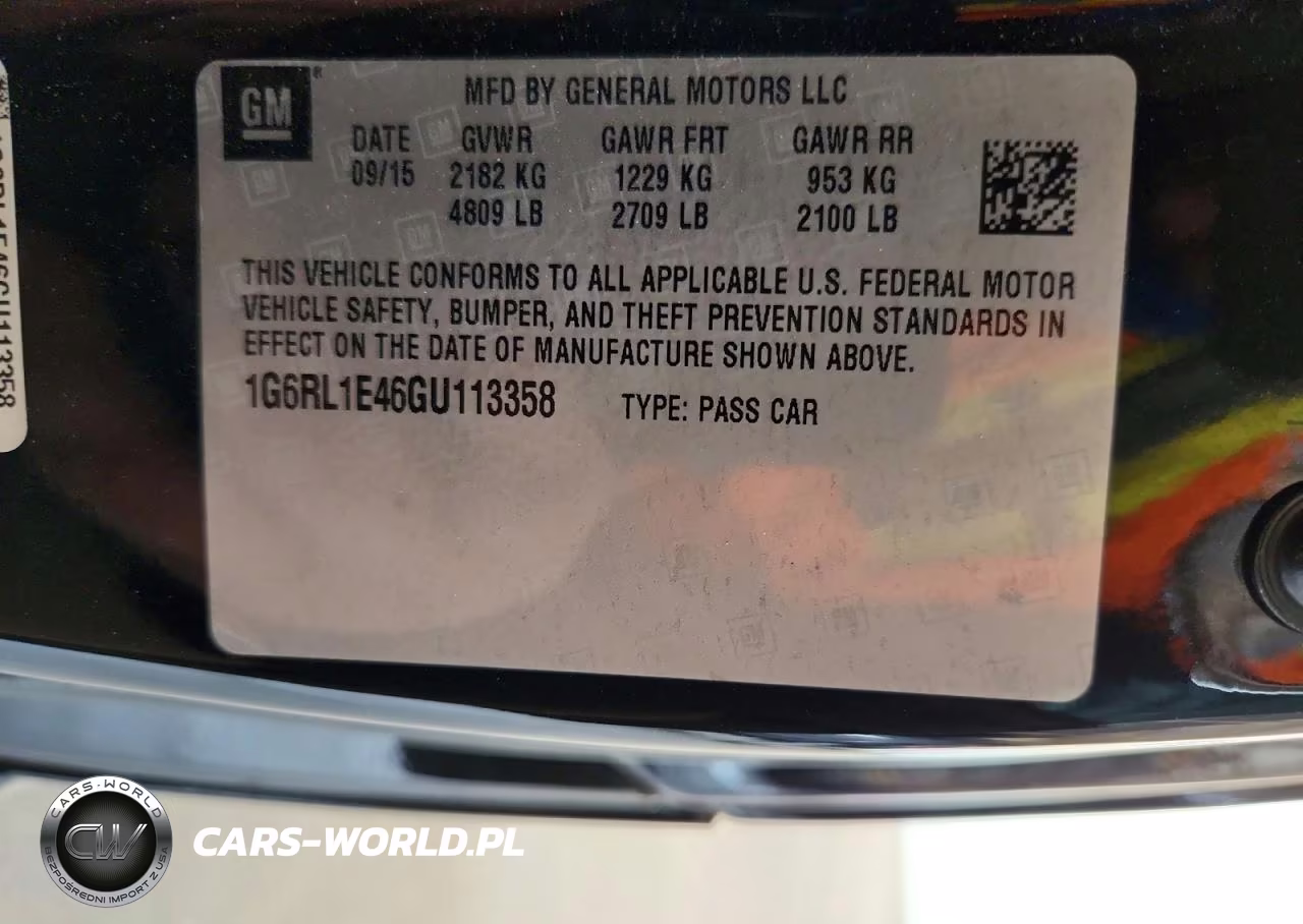 2016 Cadillac Elr VIN:1G6RL1E46GU113358 - 12