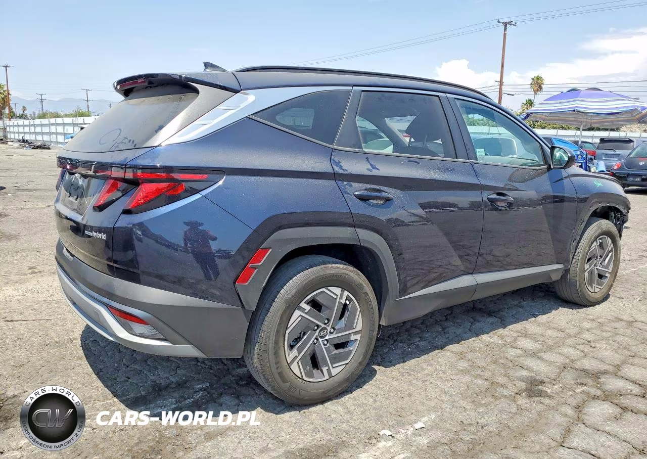 2025 Hyundai Tucson Blue VIN:KM8JBDD17SU287191 - 3