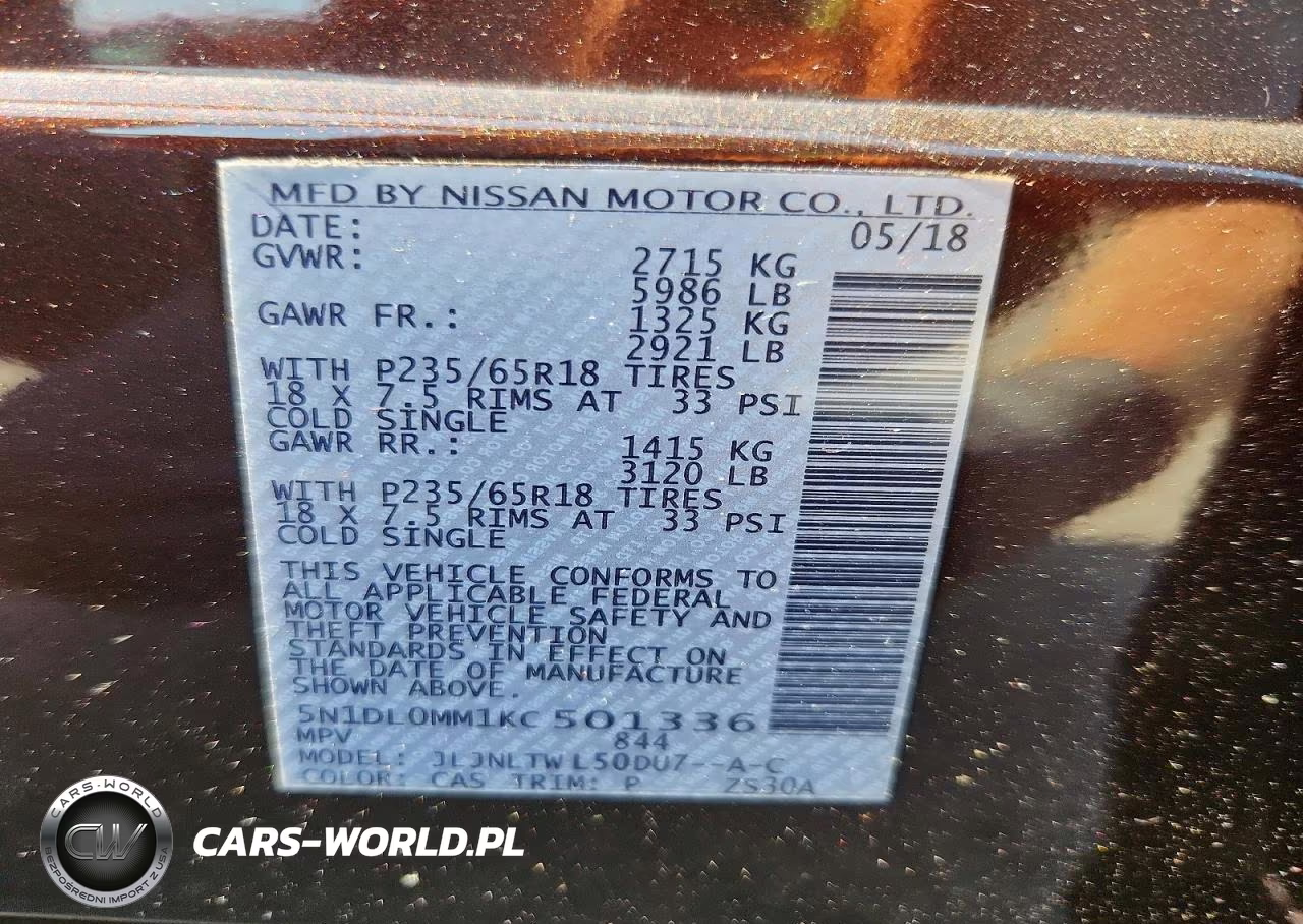 2019 Infiniti Qx60 Luxe VIN:5N1DL0MM1KC501336 - 13