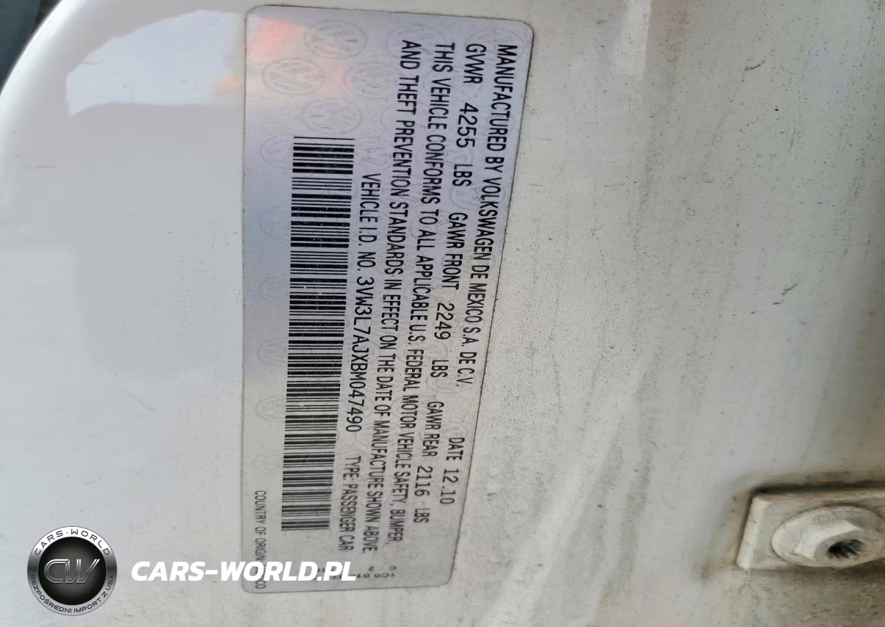 2011 Volkswagen Jetta Tdi VIN:3VW3L7AJXBM047490 - 13