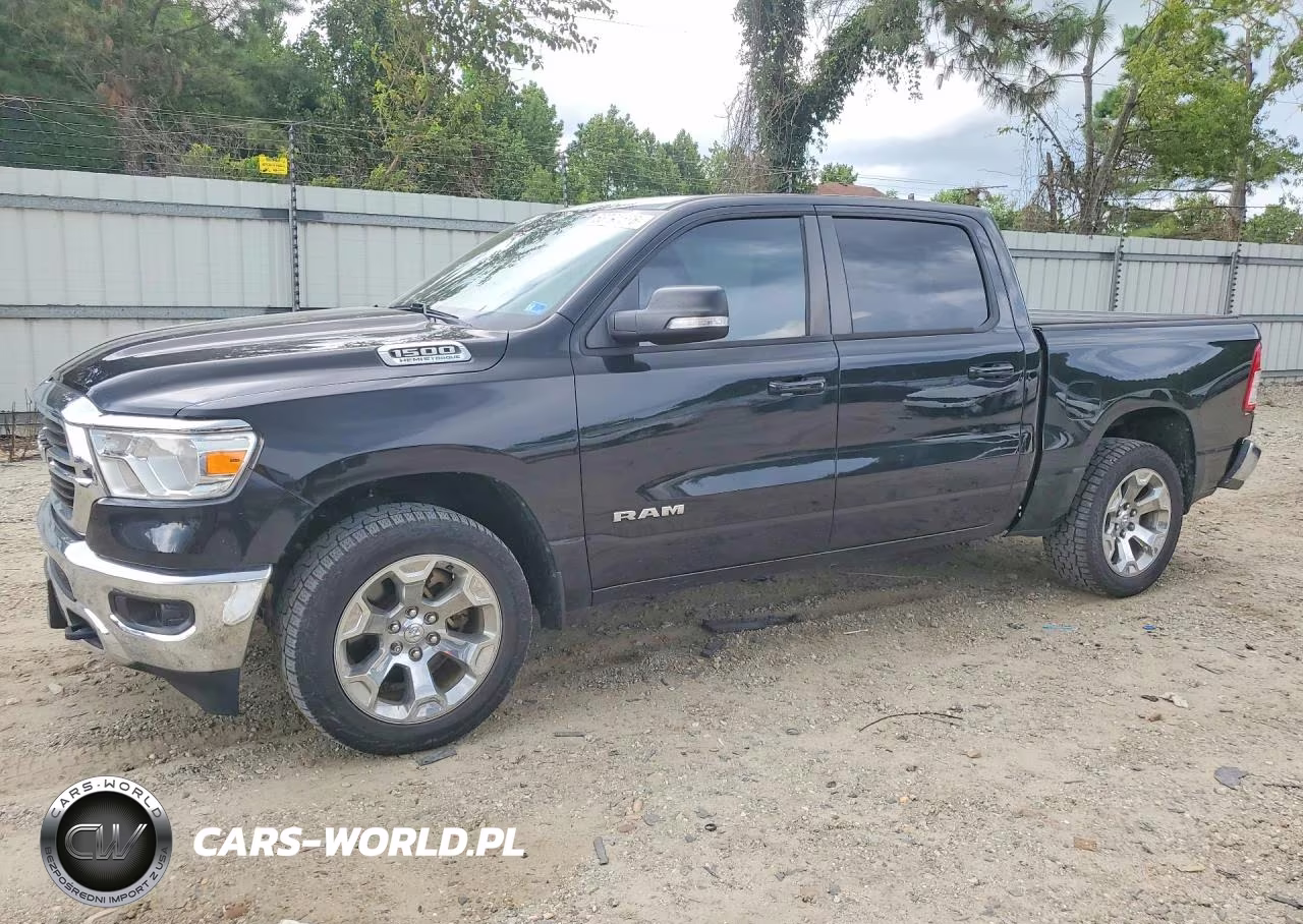 2021 Ram 1500 Big Horn-Lone Star VIN:1C6SRFFT3MN643221 - 1