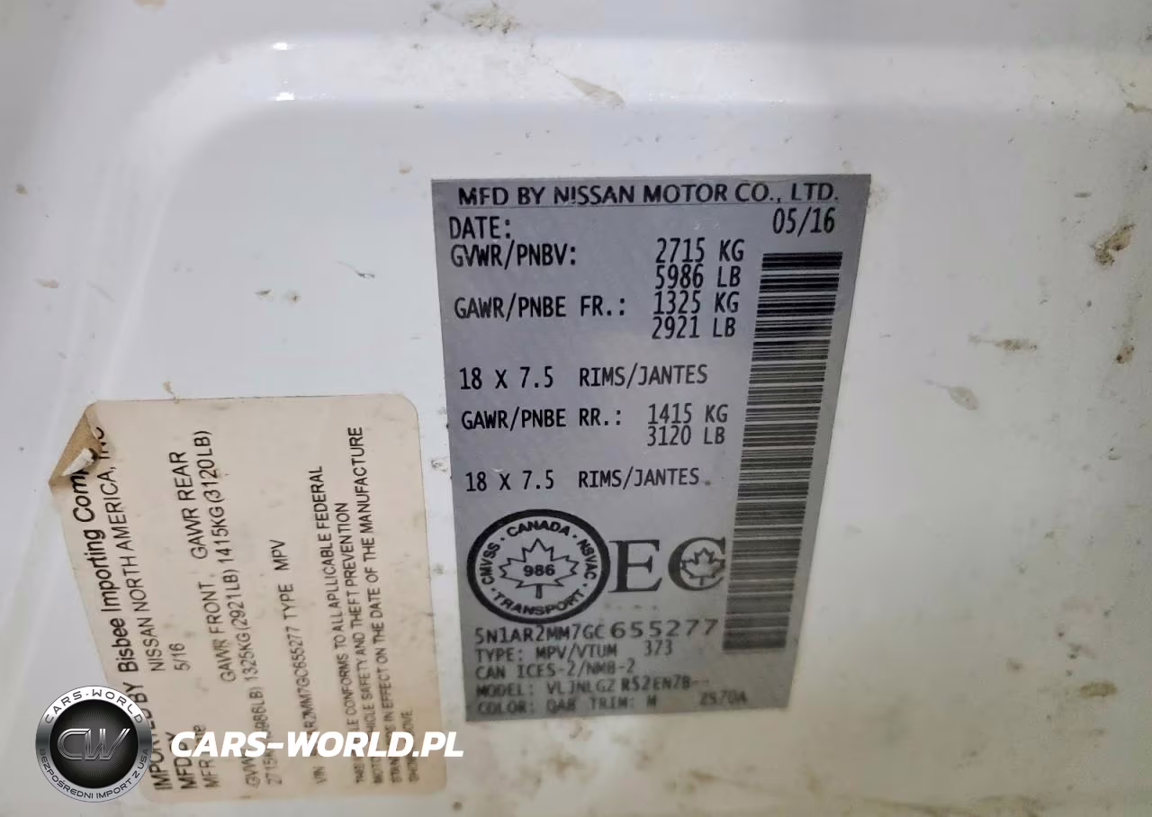 2016 Nissan Pathfinder S VIN:5N1AR2MM7GC655277 - 13