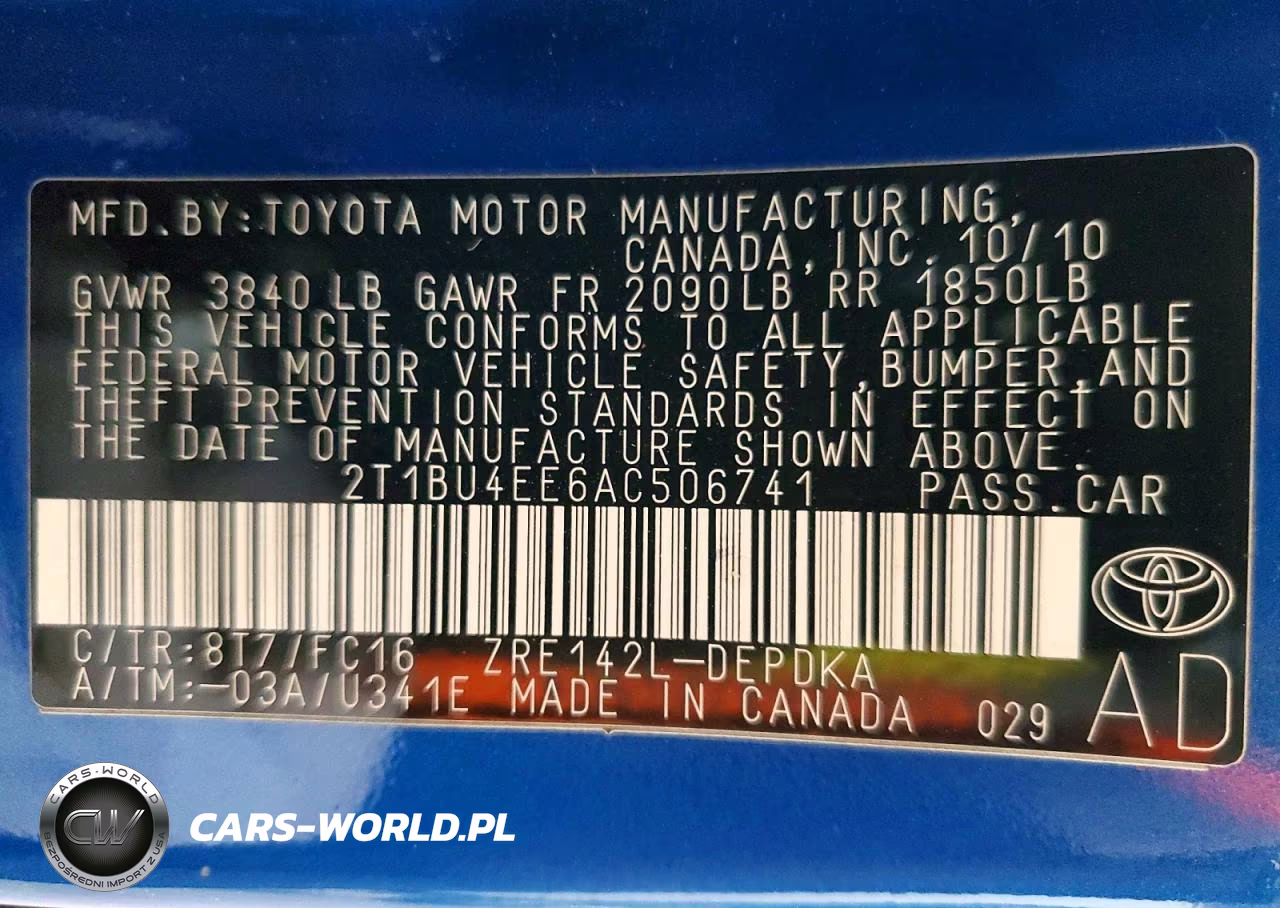 2010 Toyota Corolla Le VIN:2T1BU4EE6AC506741 - 12