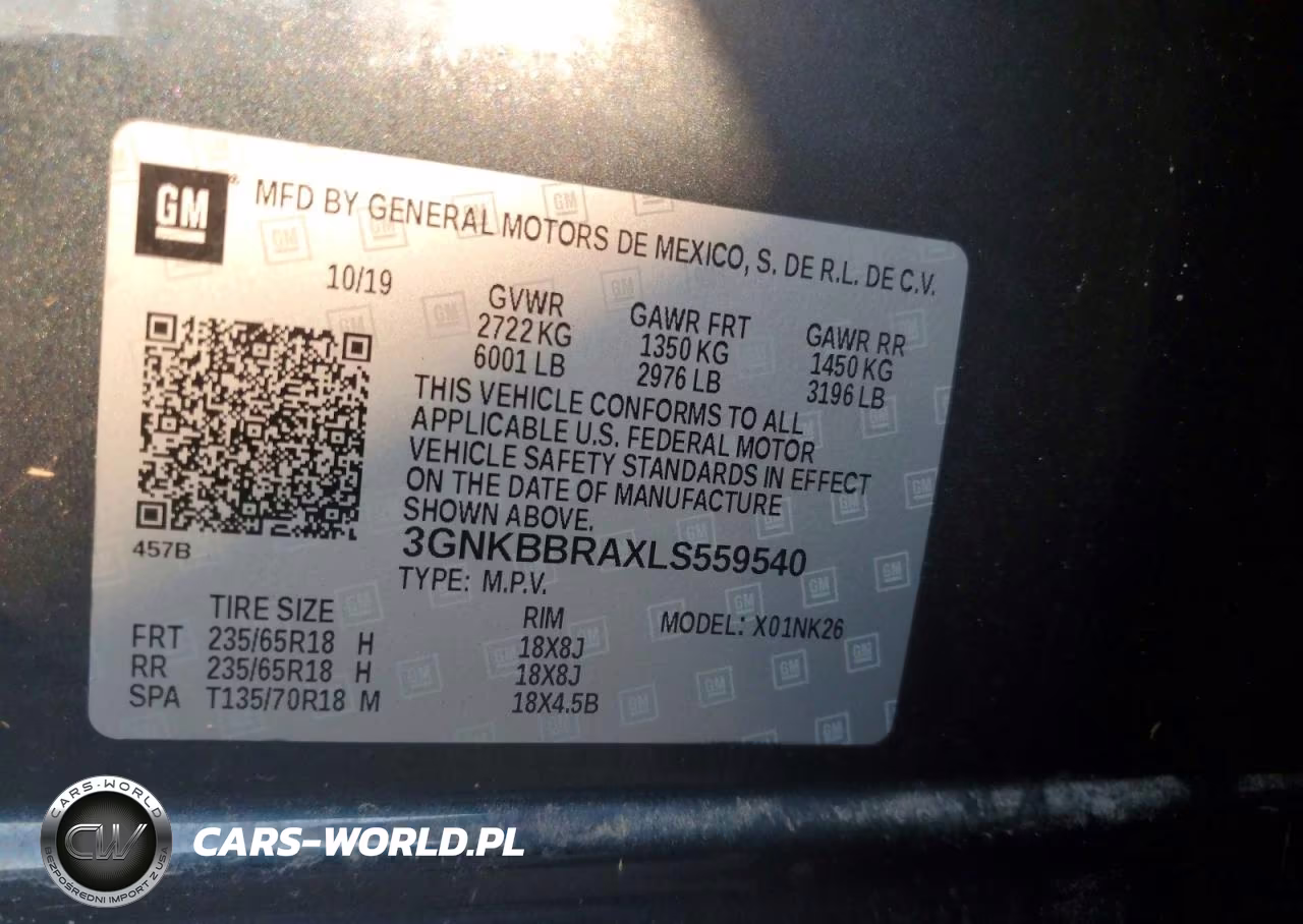 2020 Chevrolet Blazer 1Lt VIN:3GNKBBRAXLS559540 - 13